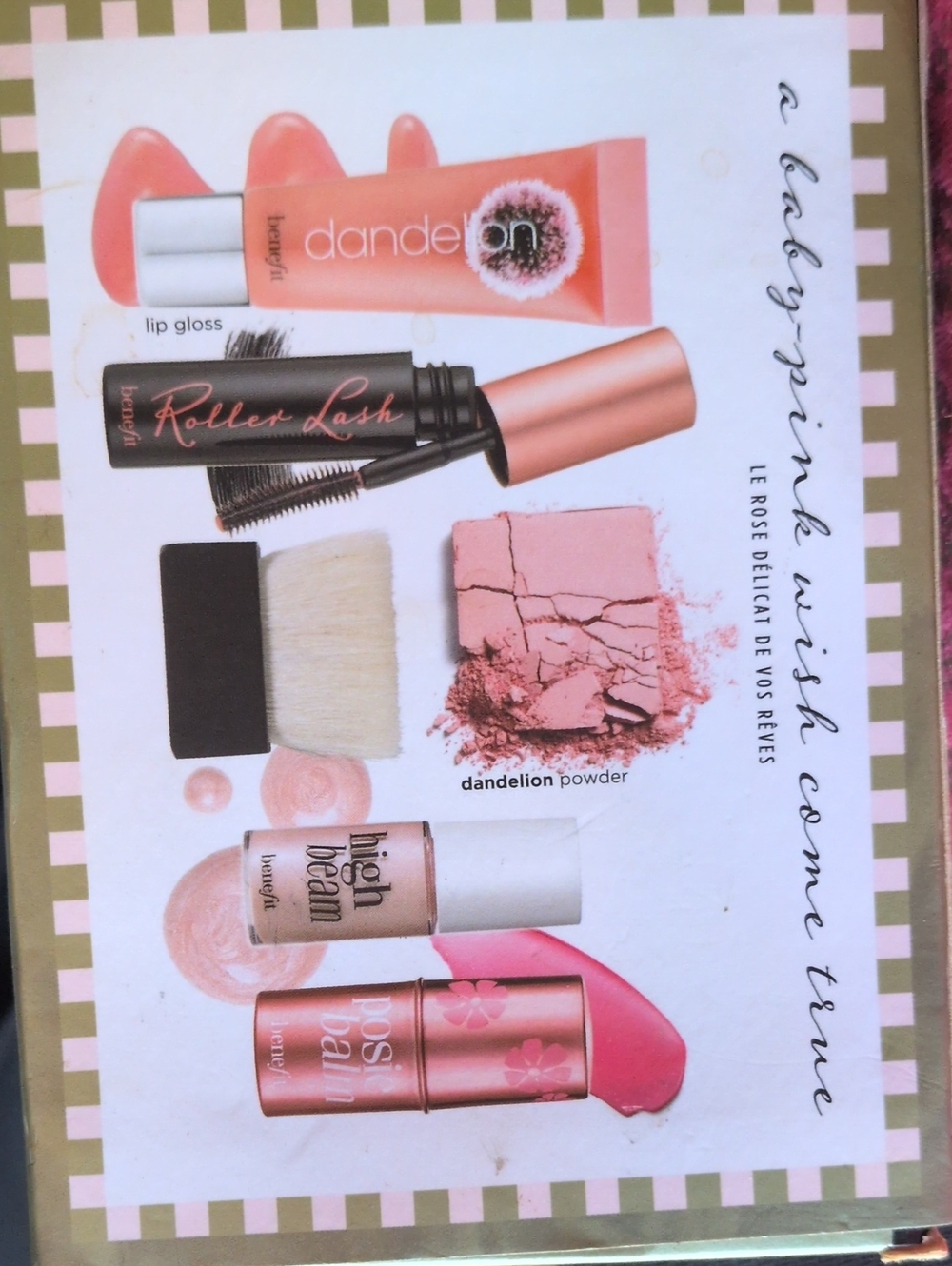 Benefit Dandelion Pink Blush & Lip Highlight Set - Soft Pink Shades